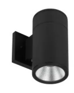 Westgate MFG WMC-DL-MCT-BK-DT - 4in.Wall Mount Outdoor Cylinder Downlight  3CCT Selectable 15W Black