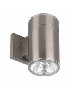 Westgate MFG WMC-DL-MCT-BN-DT - 4in.Wall Mount Outdoor Cylinder Downlight  3CCT Selectable 15W Brushed Nickel