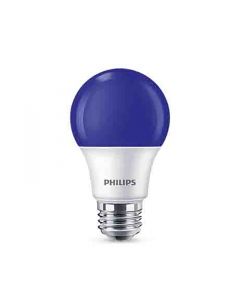 Philips 463240 A19 LED Bulb - 8A19/LED/BLUE/P/ND 120V 4/1FB 120V 