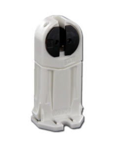 T5 Miniature Bi-Pin Socket - Rotary Lock, Unshunted, Tall 