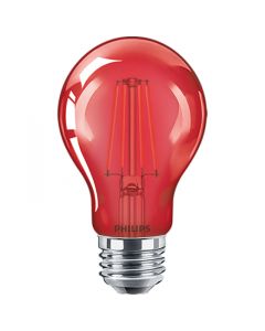 Philips 538207 A19 LED Bulb - 4A19/LED/RED/G/E26/ND 6/1BC 120V - Obsolete Limited Inventory