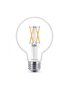 Philips 549352 Dimmable G25 LED Bulb - 2.7G25/PER/927-922/CL/G/E26/WGX1FB T20 - *DISCONTINUED*