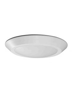 Nuvo 62-1801 7 inch; LED Disk Light; 5-CCT Selectable 27K/3K/35K/4K/5K; White Finish