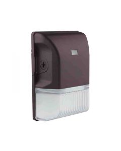 Satco 65-748 LED Small Wall Pack with Photocell; 20W; 3000K/4000K/5000K; Bronze Finish; 120V-277V