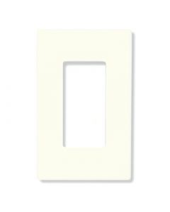 Lutron CW-1-IV Claro 1 Gang Wallplate Ivory