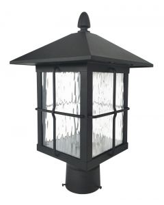 Westgate PML-MCT-BK Led Post Mount Lantern Multi-Cct