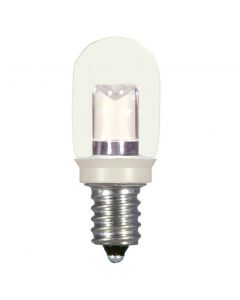 Satco S9177 LED T6 Bulb - Clear - 0.8W T6/CL/LED/120V/CD