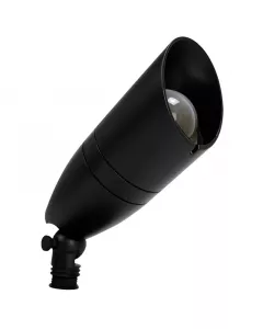 Westgate AD120-018-MCT-BK - 120V Garden Bullet Lights with Shroud - Black