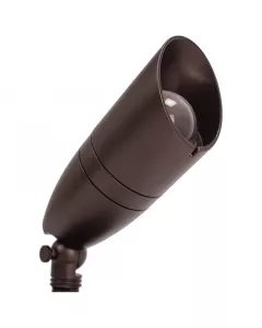 Westgate AD120-018-MCT-ORB - 120V Garden Bullet Lights with Shroud - Bronze