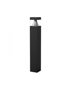 Westgate BOL-42-S-C-C-MCTP-BK Bollard 42" Square Flat Top