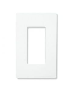 Lutron CW-1-WH Claro 1 Gang Wallplate White