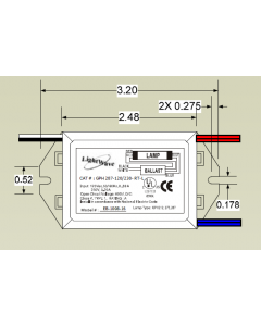 Lightwave EB-1008-03 18 Watt Rapid Start UV Germicidal Ballast