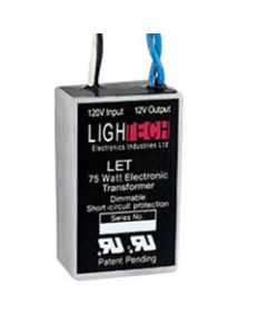 Lightech LET-75 Dimmable Halogen Transformer 75 Watts