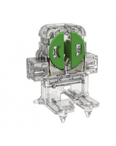 T5 Miniature Bi-Pin - Unshunted, Rotary locking lamp holder with bottom spit pin mounting