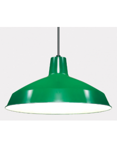 Nuvo SF76-660 1 Light - 16" Pendant with Warehouse Shade - Green Finish