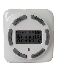 Westgate TR-DTMR 7-Day 3-Prong Digital Plug-In Timer